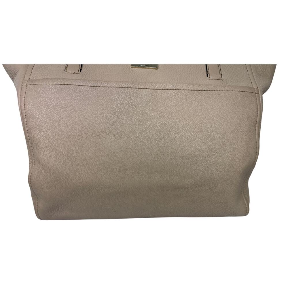 Kate Spade New York Large Leather Shoulder Bag, Light Tan or Beige - Picture 12 of 15